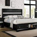  Furniture of America Chrissy CM7552BK-Q-BED Queen Bed IMAGE 1