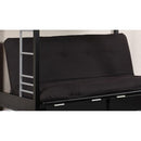  Furniture of America Plosh FP-2405BK 6" Black Futon Mattress IMAGE 2
