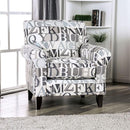  Furniture of America Verne SM8330-CH-LT Letter Chair IMAGE 1