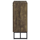  Coaster Furniture Carolyn 959639 2-door Engineered Wood Accent Cabinet - Rustic Oak IMAGE 5