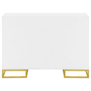  Coaster Furniture Elsa 959594 2-door Wood Storage Accent Cabinet - White and Gold IMAGE 7