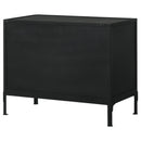  Coaster Furniture Sadler 951761 2-Drawer Metal Accent Storage Cabinet - Matte Black IMAGE 10