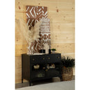  Coaster Furniture Sadler 951761 2-Drawer Metal Accent Storage Cabinet - Matte Black IMAGE 2