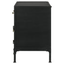  Coaster Furniture Sadler 951761 2-Drawer Metal Accent Storage Cabinet - Matte Black IMAGE 8