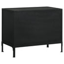 Coaster Furniture Sadler 951761 2-Drawer Metal Accent Storage Cabinet - Matte Black IMAGE 9