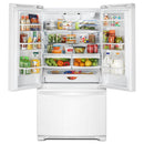  Whirlpool 33-inch, 22.1 cu. ft. Freestanding French 3-Door Refrigerator WRFF5333PW IMAGE 1