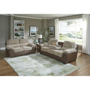  Jackson Furniture McMahon 5455-23 Sofa w/Drop Down Table - Bark IMAGE 3