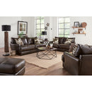  Jackson Furniture Pavia 5482-02 Loveseat - Cocoa IMAGE 2