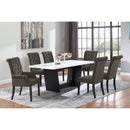  Coaster Furniture Alana 115172 Velvet Upholstered Dining Side Chair - Brown IMAGE 11