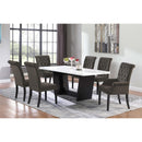  Coaster Furniture Alana 115173 Velvet Upholstered Dining Arm Chair - Brown IMAGE 8