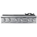  Dacor 36-inch Gas Rangetop with SmartThings Wi-Fi Connectivity DTT36T960GS/DA IMAGE 3