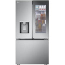  LG 36-inch, 26 cu. ft. Counter-Depth MAX™ French 3-Door Refrigerator with Mirror InstaView® LRYKC2606S IMAGE 3