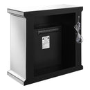  Coaster Furniture Lorelai 991047 Mirrored Freestanding Electric Fireplace - Silver IMAGE 7