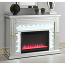  Coaster Furniture Gilmore 991048 Mirrored Freestanding Electric Fireplace - Silver IMAGE 15