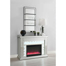  Coaster Furniture Gilmore 991048 Mirrored Freestanding Electric Fireplace - Silver IMAGE 16