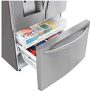  LG 36-inch 27.7 cu. ft. 3-Door French Door Refrigerator with Smart Diagnosis LRFS28XBS IMAGE 5