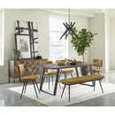  Coaster Furniture Misty 110642 Leather Upholstered Dining Side Chair - Camel IMAGE 9