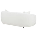  Coaster Furniture Isabella 509871 Faux Sheepskin Upholstered Sofa - Natural IMAGE 6