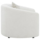  Coaster Furniture Rainn 509173 Boucle Upholstered Sloped Arm Accent Chair - Latte IMAGE 7