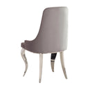  Coaster Furniture Antoine 108812 Velvet Upholstered Dining Side Chair - Grey IMAGE 2
