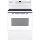  GE 30-inch Freestanding Electric Range with Convection Technology JCB840DVWW IMAGE 1