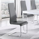  Coaster Furniture Montclair 100515GRY Upholstered Dining Side Chair - Grey IMAGE 2