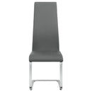  Coaster Furniture Montclair 100515GRY Upholstered Dining Side Chair - Grey IMAGE 3