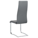  Coaster Furniture Montclair 100515GRY Upholstered Dining Side Chair - Grey IMAGE 6