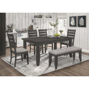  Coaster Furniture Dalila 102722GRY Wood Dining Side Chair - Dark Grey IMAGE 10