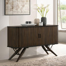  Coaster Furniture Wes 115275 2-door Sideboard Buffet Storage Cabinet - Dark Walnut IMAGE 10