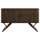  Coaster Furniture Wes 115275 2-door Sideboard Buffet Storage Cabinet - Dark Walnut IMAGE 2