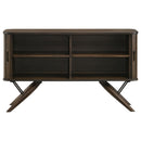  Coaster Furniture Wes 115275 2-door Sideboard Buffet Storage Cabinet - Dark Walnut IMAGE 3