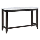  Coaster Furniture Toby 115528 60-inch Marble Counter Dining Table - Rustic Espresso IMAGE 4