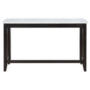  Coaster Furniture Toby 115528 60-inch Marble Counter Dining Table - Rustic Espresso IMAGE 5