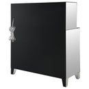  Coaster Furniture Yvaine 115585 2-door Mirrored Acrylic Home Bar Wine Cabinet - Silver IMAGE 9