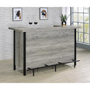  Coaster Furniture Bellemore 182105 Freestanding Home Bar Wine Cabinet - Grey Driftwood IMAGE 6