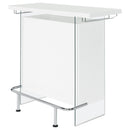  Coaster Furniture Acosta 182632 Freestanding Home Bar Wine Cabinet - White High Gloss IMAGE 3