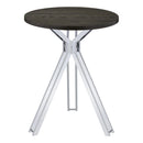  Coaster Furniture Edgerton 183131 Round 35-inch Pub Height Bistro Bar Table - Dark Oak IMAGE 3