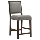  Coaster Furniture Bedford 183471 Fabric Upholstered Counter Chair - Grey IMAGE 1