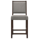  Coaster Furniture Bedford 183471 Fabric Upholstered Counter Chair - Grey IMAGE 2