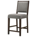  Coaster Furniture Bedford 183471 Fabric Upholstered Counter Chair - Grey IMAGE 3