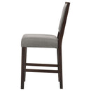  Coaster Furniture Bedford 183471 Fabric Upholstered Counter Chair - Grey IMAGE 4