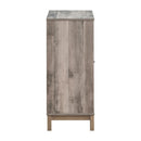  Coaster Furniture Cheyenne 183600 2-door Home Bar Wine Cabinet - Weathered Acacia IMAGE 5