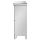  Coaster Furniture Melinda 183627 2-door LED Mirrored Wine Storage Bar Cabinet - Silver IMAGE 6