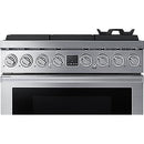  Dacor 36-inch Freestanding Dual-Fuel Range with Perma-Flame™ DOP36T86DLS/DA IMAGE 3