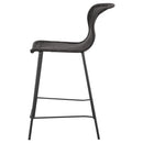  Coaster Furniture Mckinley 192039 Faux Rattan Metal Counter Chair - Brown IMAGE 4