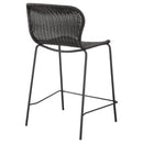 Coaster Furniture Mckinley 192039 Faux Rattan Metal Counter Chair - Brown IMAGE 6