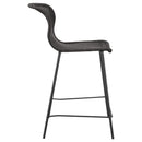  Coaster Furniture Mckinley 192039 Faux Rattan Metal Counter Chair - Brown IMAGE 7