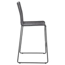  Coaster Furniture Jerome 192064 Woven Rope Metal Bar Chair - Charcoal IMAGE 7