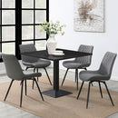  Coaster Furniture Diggs 193312 Upholstered Swivel Dining Side Chair - Grey IMAGE 10